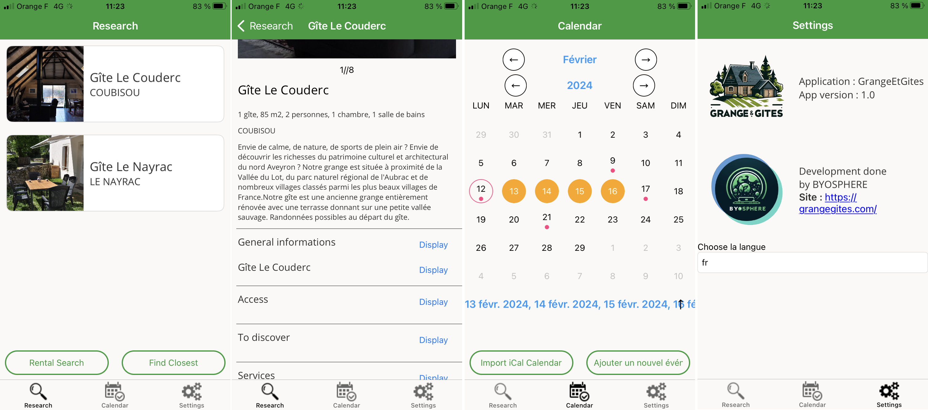 Présentation Direct&Gites